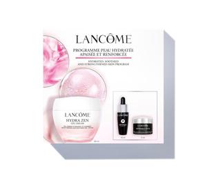 Lancôme Hydra Zen Gel Cream Set, Hydro Soothing Skin Routine for Sensitive and Stressed Skin, Includes Génifique Ultimate Serum and Eye Cream, Redness Reduction and 72 Hours of Hydration