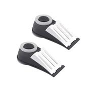 Lancoon 2 Pack Door Stop Alarm Flashing Light for Home Security Personal Security Loud Clear 125dB Floor Wedge Portable Simple Installation for House Bedroom Hotel Easy Operation Responsive