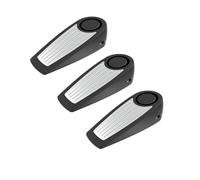 Lancoon 3 Pack Door Stop Alarm for House Bedroom Hotel 130dB Easy Operation Loud Clear Simple Installation for Home Security Personal Security Responsive Portable Floor Wedge