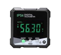 Lancoon Digital Inclinometer, Angle Finder with LCD Bevel Gauge Backlight Magnetic Base High Accuracy Waterproof Battery Measuring Tool for Woodworking