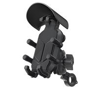 Lancoon Motorcycle Phone Mount Vibration Dampener Handlebar Holder for Bike Scooter ATV with Anti-Theft Lock 360° Rotation 11-27mm Clamp