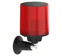 Lancoon Solar Alarm Timed 3 Minute Audible Alarm Light 13 Built-in Sound Effects Recordable IP55 Waterproof Night Security Siren Suitable for Orchard Farm Barn