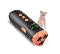 Lancoon Ultrasonic Dog Repeller with Triple Head 2 Adjustable Modes Flashlight Function Behavior Training Easy to Carry for Small Medium Large Dogs Indoor Outdoor
