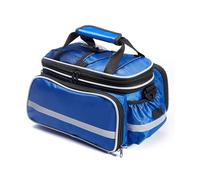 LANCOURT Portable First Aid Bag Empty, Nurse Bag with Handle,Emergency Medical Kits Bag, for Home Visit, Health Care, Hospice, Travel, Emergency Event(Blue)
