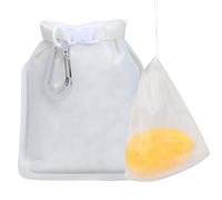 Lancry Travel Soap Case Container,Waterproof Leak Proof Travel Soap Bag with Bubble Mesh Bag,Quick Dry Soaps Case Holder Box for Shampoo Bars（Without Soaps） (White)