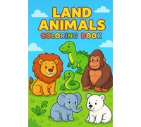 Land Animals Coloring Book