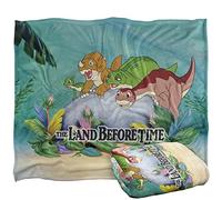 Universal Land Before Time Littlefoot & Friends Silky Touch Super Soft Throw Blanket 152 X 127 cm in White Universal White 152 X 127 cm