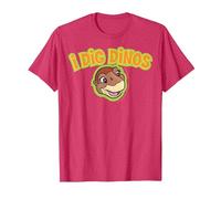 Land Before Time Littlefoot I Dig Dinos T-Shirt, Men, Red Heather, XX-Large