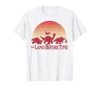 Land Before Time Striped Sunset Silhouette T-Shirt