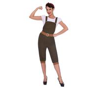 Vintage WWII Army Inspired Land Girl Costume - Size 16-18