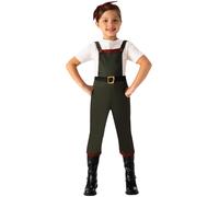 Land Girl Costume WW1 Farm World War Kids Book Week Kids Fancy Dress Outfit