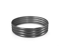 Land Guard Galvanized Raised Garden Bed Kit, Planter Boxes Outdoor, Round Large Metal Garden Beds for Vegetables(Gray)……