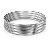 Land Guard Galvanized Round Large Metal Raised Garden Bed Kit - Planter Boxes for Outdoor Vegetables