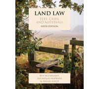 Land Law : Text, Cases, and Materials