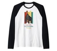Land of a Thousand Hills African Gorilla Trekking Rwanda Raglan Baseball Tee