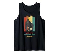 Land of a Thousand Hills African Gorilla Trekking Rwanda Tank Top