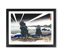 Land Of Dawn By Utagawa Kunisada Asian Japanese Framed Print | A2 Black Framed Wall Art | Ready to Hang | Asian Nature Picture | Living Room Bedroom Lounge Office