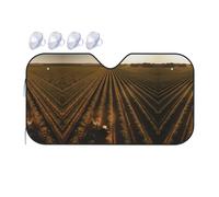 Land of Hope Small Car Windshield Sunshade - Quick Cooling in The car in Summer, Portable Storage Sunshade