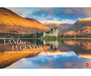Land of Legends Kalender 2026 - Schottlands Burgen und Schlösser: Ein Wandkalender im Großformat, der Schottland in seiner wilden Schönheit zeigt. ... voll wild-romantischer Burgen und Schlösser.