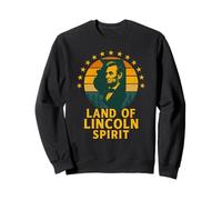 Land of Lincoln Spirit Shirt Vintage Illinois Patriotic USA Sweatshirt