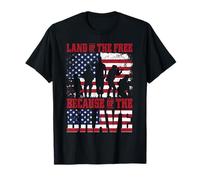 Land Of The Free Because Of The Brave Pride T-Shirt