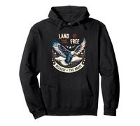 Land of the Free - Because of the Brave Pullover Hoodie