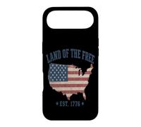 Land of the Free Est 1776 US Flag Map Patriot Case for iPhone Air