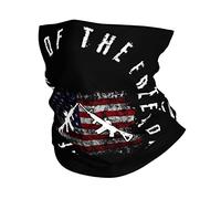 Land Of The Free Home Of The Brave Men Women Bandana Stretchy Snood Scarf Breathable Snoods For Winter Cold Weather Sport Walking