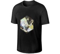 Land of The Lustrous Phos X Bort T-Shirt Black Graphic Unisex Tee Shirt L