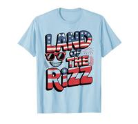 Land of the Rizz Funny Charisma USA Funny 4th of July vibes T-Shirt