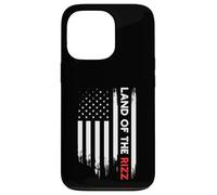 Land of the Rizz - Funny Patriotic Gen Alpha Slang USA Flag Case for iPhone 13 Pro