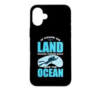 Land Please Throw Back Into The Ocean Scuba Dive Diving Case for iPhone 16 Plus