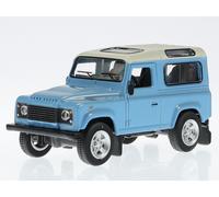 Land Rover Defender 90 lightblue-white diecast model car 452027500 Schuco 1:64