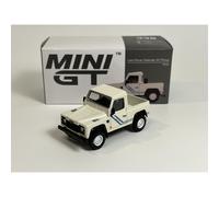 Land Rover Defender 90 Pick Up White 1:64 Scale Mini GT MGT00338L