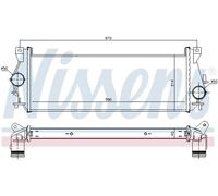 NISSENS 96199 Intercooler