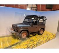Land Rover Defender Weathered TDi TD5 90 Warn Winch Roof Rack 1:32 Scale Model