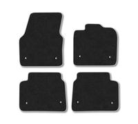 Land Rover Discovery Sport (2019+) [Auto] Car Mats Accessories Tailored Fit Carpet Floor Mats Non Slip Grey Trim Accessory Compatible Front Rear Set Anti Slip Full Coverage Granulated Backing Clips