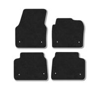 Land Rover Discovery Sport (2019+) [Manual] Car Mats Accessories Tailored Fit Carpet Floor Mats Non Slip Grey Trim Accessory Compatible Front Rear Set Anti Slip Full Coverage Granulated Backing Clips