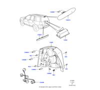 Land Rover Genuine LR023968 Lamp Rear Replacement Fits Freelander MK2 2006-2014