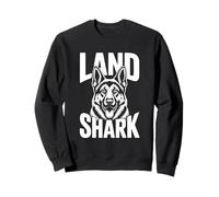 Land Shark German Shepherd Dog Funny GSD Gift Dog Mom Dad Sweatshirt