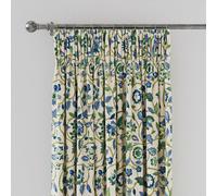 Land & Shore Esther Lined Curtains 90" x 72", Green