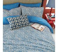 Land & Shore Portrait Single Duvet Cover SET, Blue