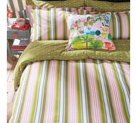 Land & Shore Raven Stripe Double Duvet Cover SET, Multi