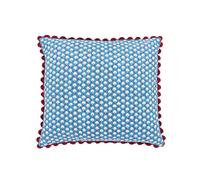 Land & Shore River Cushion 70cm x 40cm, Blue/Red