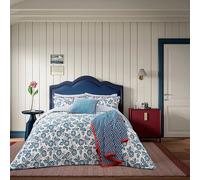 Land & Shore River Duvet Cover Single Blue Red
