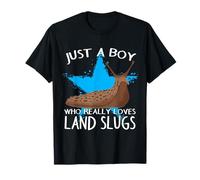 Land Slug Snail Just A Boy Who Really Loves Land Slugs T-Shirt