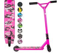 Land Surfer Stunt Scooters - Pro Scooter for Tricks and Stunts Pink Camo - Scooter for Kids Ages 8-12 Teens Boys and Girls