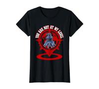 Land Surveyor Design for Surveying Technician - Not My Level Value Graphic T-Shirt, Women, Black, M
