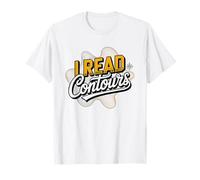 Land Surveyor Reads Topographic Contour Lines Maps Map T-Shirt