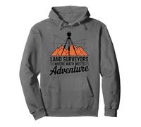 Land Surveyors Where Math Meets Adventure, Geodesist Pullover Hoodie